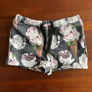EUC Kortni Jeane 2/3 boy’s swim trunks in ice cream floral